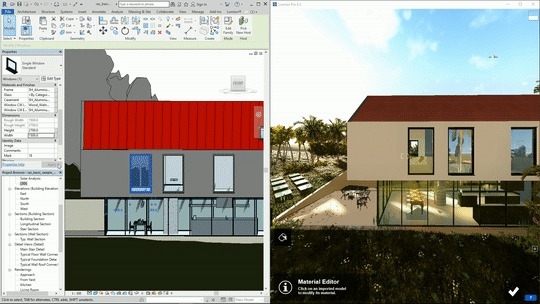 پلاگین لایو سینک لومیون برای رویت تمام نسخه ها | Lumion LiveSync Revit